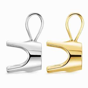 JYOTI GEMS JEWELS - Montura de Plata de Ley 925 con 4 Puntas para Colgante Solitario, para Gemas de 2-7mm, Estilo Religioso, Abalorios Finos DIY - Product Image 6