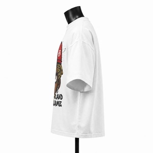 T-shirt pour homme, couleur blanche, manches courtes, impression graphique personnalisée, streetwear, qualité supérieure, jersey 100% coton, coupe classique - Product Image 3