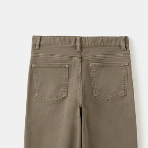Pantalones Casuales Cómodos de Algodón Suave para Niños, Diseño de Alta Calidad para Compradores al por Mayor / Ropa Casual de Color Sólido con Lazos para Cinturón - Product Image 5