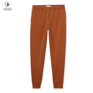 Pantalones Deportivos de Algodón Marrón para Hombre, Marca Index Apparel, Cintura Elástica, Estilo Casual, con Bolsillos Laterales, para Otoño - Product Image 1