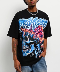 เสื้อยืดทรงบ็อกซี่ แขนสั้น ผ้าคอตตอนฟอกสี สไตล์ลำลอง สตรีทแวร์ ลายกราฟิก ทรงหลวม โอเวอร์ไซส์ สำหรับผู้ชาย - Product Image 5