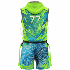Uniformes de Flag Football Ideales para Juegos en Interiores y Exteriores, Calidad Premium, Impresión de Logotipo Personalizado, Uniforme de Flag Football Más Vendido - Product Image 2
