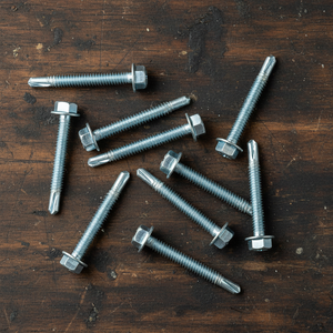 Custom Length 13mm to 150mm Self-Drilling <b>Screws</b> - Class 8 Blue White Zinc Fasteners - Product Image 5