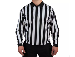 New High Quality Custom Plus Size Full Sleeve Polyester Mesh Sublimated Ice Hockey <b>Referee</b> Jersey Front Anti-Bacterial Men - Product Image 2