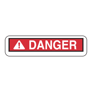 Panneau de signalisation de danger pliable durable Brady pour zones à risque, 2,25 x 9 pouces, en matériau PC - Product Image 3