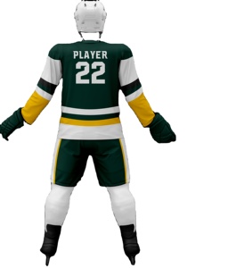 Uniformes de hockey sur glace unisexes personnalisés 100% polyester, imprimés par transfert thermique, respirants, ensemble de hockey sur glace, nom de l'équipe, logo sur le devant, adultes - Product Image 2