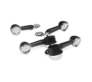 Indicadores LED de Plástico Negro Crown Fit para Classic 350 Bullet 350, KXA00079, Reemplazo Directo OEM, 4 Piezas, Alta Calidad - Product Image 1