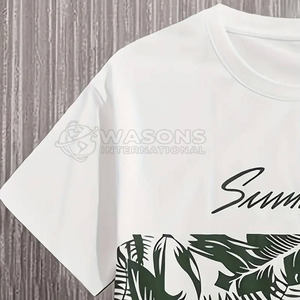 Conjunto de camiseta y pantalones cortos, conjunto de verano, tela ligera, corte relajado, ideal para actividades al aire libre y informales - Product Image 3
