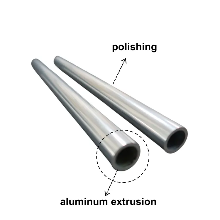 7075 t6 de aluminio tubo barra in alluminio anodizzato