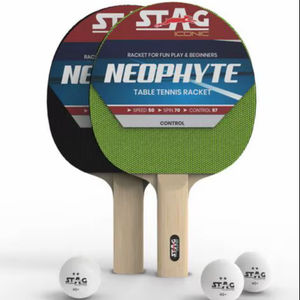 Raquettes de tennis de table TT de nouvelle conception, style moderne, haute durabilité, légères, contrôle optimal à bas prix, fournisseur indien. - Product Image 1