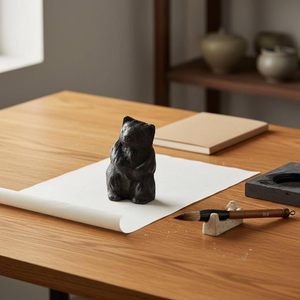 Prensapapeles de latón vintage con figura de animal, fundición en oro, decoración para el hogar, adorno de mesa - Product Image 6