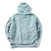 Sweat à capuche unisexe Fussalp surdimensionné en polaire Sherpa pour le ski, pull chaud d'hiver pour homme et femme, sweat-shirt Teddy ample pour le snowboard