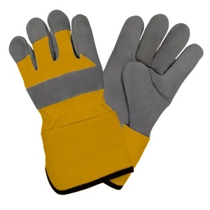 Guantes de Seguridad de Cuero JNM SAFETY JNM-1246, Resistentes al Calor/Antideslizantes, Resistentes a Desgarros, Duraderos, 11 oz de Grosor, 26 cm de Longitud, Sin Polvo - Product Image 2