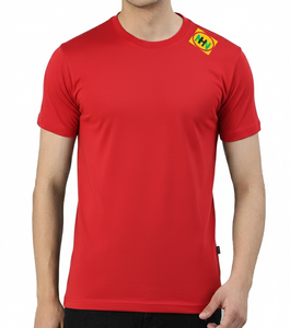 Camiseta Deportiva Personalizada para Hombre, Cuello Redondo, Manga Corta, 100% Algodón, Impresión Serigráfica, Transpirable, Secado Rápido, Corte Regular - Product Image 3