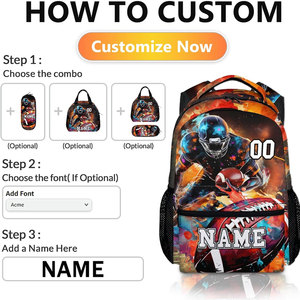 Mochilas Deportivas para Exteriores al por Mayor - Diseño Personalizado de Alta Calidad con Logotipo del Equipo, Nombre del Jugador, Número, 100% Algodón, Color Personalizable - Product Image 2