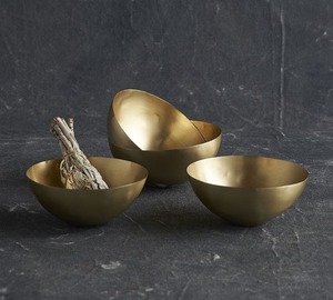 Handmade Brass Serving Bowl Crafted For Serving Dry Fruits Salads Desserts And Festive Food Presentations - Product Image 2