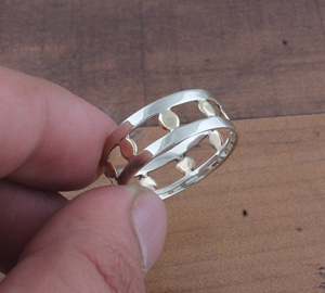 Anillo de Plata de Ley 925 al por Mayor, Anillo de Boda Clásico de Alto Brillo, Anillo de Dedo Minimalista Unisex para Mujer - Product Image 4