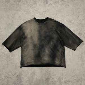 เสื้อยืดทรงโอเวอร์ไซส์ ทรงบ็อกซี่ ผ้าฝ้าย 100% พิมพ์ลาย ซันเฟด ขอบดิบ ราคาประหยัด ใส่ได้ทั้งชายและหญิง สำหรับฤดูร้อน ปรับแต่งได้เต็มที่ - Product Image 1