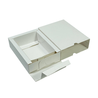 Luxuriöse Schiebedeckelbox aus Hartkarton mit Individuellem Logo, Geschenkverpackung mit Schublade und Band für Schmuck, Kerzen und Kosmetik