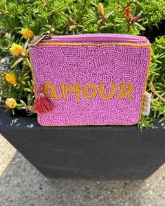 Pochette zippée antivol tendance en perles de graines d'ananas faites à la main pour soirée, avec pochette perlée - Product Image 5