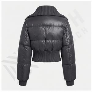 Abrigo de invierno Chaqueta acolchada para damas Chaquetas Abrigo recortado para mujer Ropa de calle a precio razonable Moda personalizada para hombres - Product Image 3