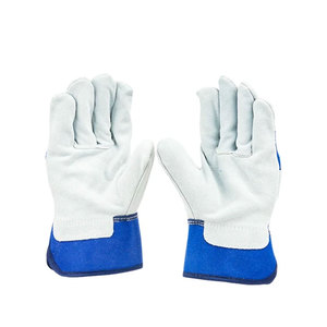 Guantes de trabajo de material suave, protección completa para los dedos, tela transpirable, guantes de trabajo para hombre en color sólido. - Product Image 3