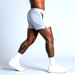 Custom Logo OEM Designs Platinum Color Training Fitness Wear Men's Shorts Workout Custom Running Gym Sports Shorts For Men's - Product Image 2