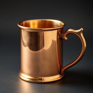 Taza Moscow Mule de Cobre Daystar Trade, Acabado Martillado, Estilo Clásico, Gran Capacidad, Taza de Cóctel Reutilizable, Accesorio de Bar - Product Image 2