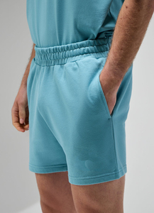 Custom Logo Summer Casual Sweat Shorts for Men Cotton <b>Elastic</b> Waist Plain Running Shorts with Pocket - Product Image 4