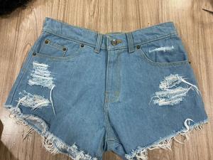 New Stylish Breathable Distressed Women's Denim <b>Shorts</b> 100% Cotton <b>High</b> <b>Waist</b> Summer Casual <b>Jeans</b> <b>Shorts</b> - Product Image 3