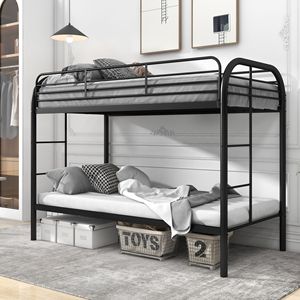 Letto a castello moderno in stile francese con contenitore per bambini - Product Image 1