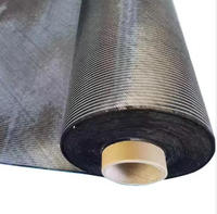 Tissu en fibre de carbone biaxiale +45 -45 degrés, tissu carbone biaxial non plissé pour renforcement composite des drones, de l'automobile et de la marine
