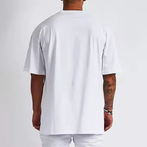 T-shirts personnalisés imprimés à col rond pour hommes, taille adulte, coupe classique, respirants, séchage rapide, 100 % coton, design vierge - Product Image 3