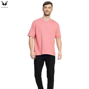 Camisetas de Hombre 100% Algodón, Color Rosa Claro, Último Producto, Top de Moda, Alta Calidad, Ropa de Verano - Product Image 2