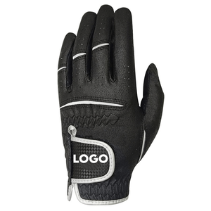 Meilleures ventes - Fabricant OEM - Logo personnalisé - Marque personnalisée - Gants de golf pour hommes en cuir de cabretta véritable - Respirants - Antidérapants - Product Image 1