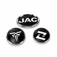 Emblème de voiture en plastique ABS chromé, badge de voiture personnalisé, emblème automobile moulé sous pression, surface lisse résistante à l'eau pour plaque signalétique d'appareil