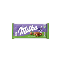 Barra de chocolate con avellanas enteras Milkaa certificada para distribución al por mayor