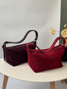 Premium Genuine Leather Fringe Handbag for Women – Vintage Boho Style Shoulder <b>Bag</b> with Tassels & <b>Studded</b> Detail - Product Image 5
