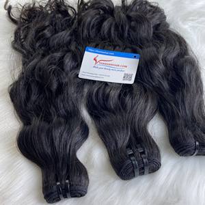 100% ต่อผมมนุษย์ทำจากเส้นด้ายสองชั้น - Product Image 4