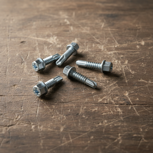 Tornillos Autoperforantes de Cabeza Hexagonal de Acero al Carbono Métricos/Pulgadas, Marca PDC, Venta al por Mayor de Fábrica en Vietnam, Grado 8, Galvanizados/Fosfatados - Product Image 1