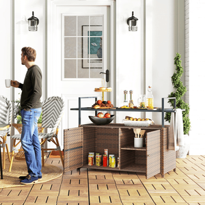 โต๊ะบาร์พร้อมฟังก์ชั่นจัดเก็บของ - Product Image 1