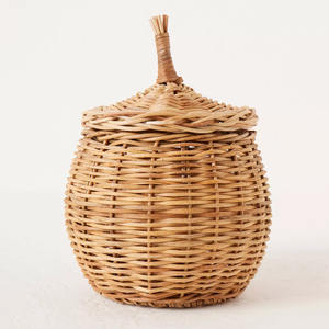 Rattan <b>toy</b> <b>storage</b> <b>organizer</b> bin for kids top-pick handcrafted fruit shaped basket <b>organizers</b> - Product Image 2