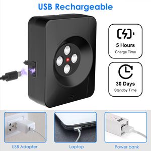 Dispositivo Antiabbaio a Ultrasuoni con 3 Livelli di Frequenza, per Interni ed Esterni, Controllo Abbaio Cani, Distanza di Rilevamento 10 Metri, Massima Durata - Product Image 4