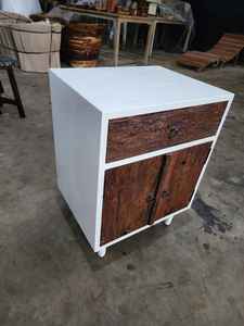 Meuble de Chevet Minimaliste en Bois de Teck, Acajou et Sungkai, Fabrication Originale d'Usine, Écologique - Vente Flash - Product Image 5