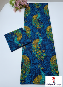 Tela de Popelina 100% Algodón con Estampado Africano de Cera de Tanzania de Primera Calidad para Prendas de Moda y Manualidades - Product Image 2