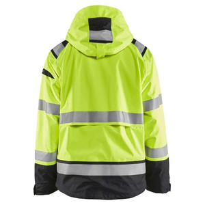 <b>Men</b> Outdoor Hi Vis Working <b>Jackets</b> for <b>Men's</b> Safety High Visibility <b>Reflective</b> Waterproof Safety <b>Jackets</b> - Product Image 2