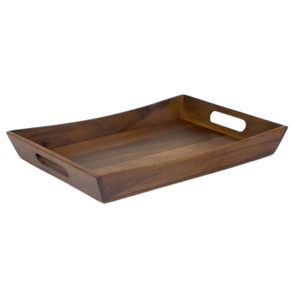 Plateau de service en bois d'acacia de haute qualité, plateau de service en bois, plateau de service en acacia, plateau de service pour table à manger, petit-déjeuner et thé - Product Image 1