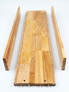Planches de bois de hêtre massif, joint en queue d'aronde, design moderne, 100% écologique, utilisation en appartement, origine Vietnam, garantie 1 an - Product Image 1