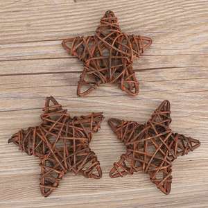 Decoración de Pared con Estrella Metálica para el Hogar, Estrella Colgante de Hierro Vintage, Arte para Interiores y Exteriores, Navidad - Product Image 4