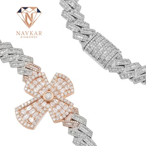 Chaîne cubaine en acier inoxydable, bijoux de mode durables pour hommes et femmes, vente en gros - Product Image 2
